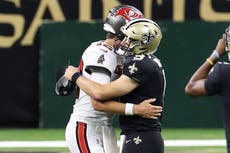 Tom Brady lanza un emotivo pase de anotación al hijo de Drew Brees