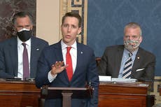 Senador Josh Hawley tiene nueva editorial para su libro