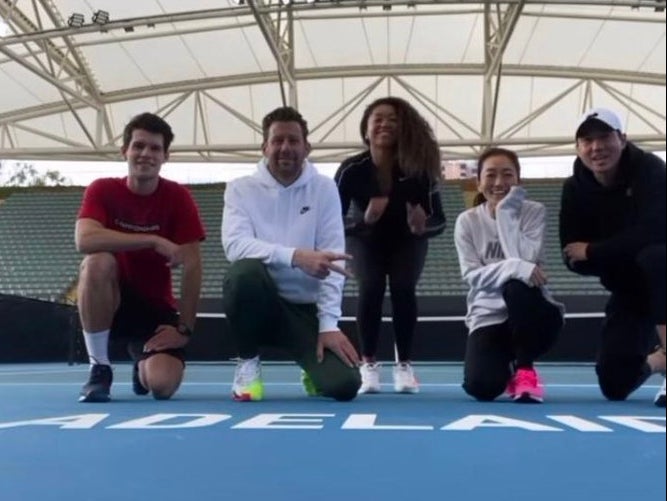 La foto de Naomi Osaka que causa polémica en el Abierto de Australia
