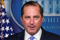 Secretario de Salud: disturbios del Capitolio amenazan legado de Trump