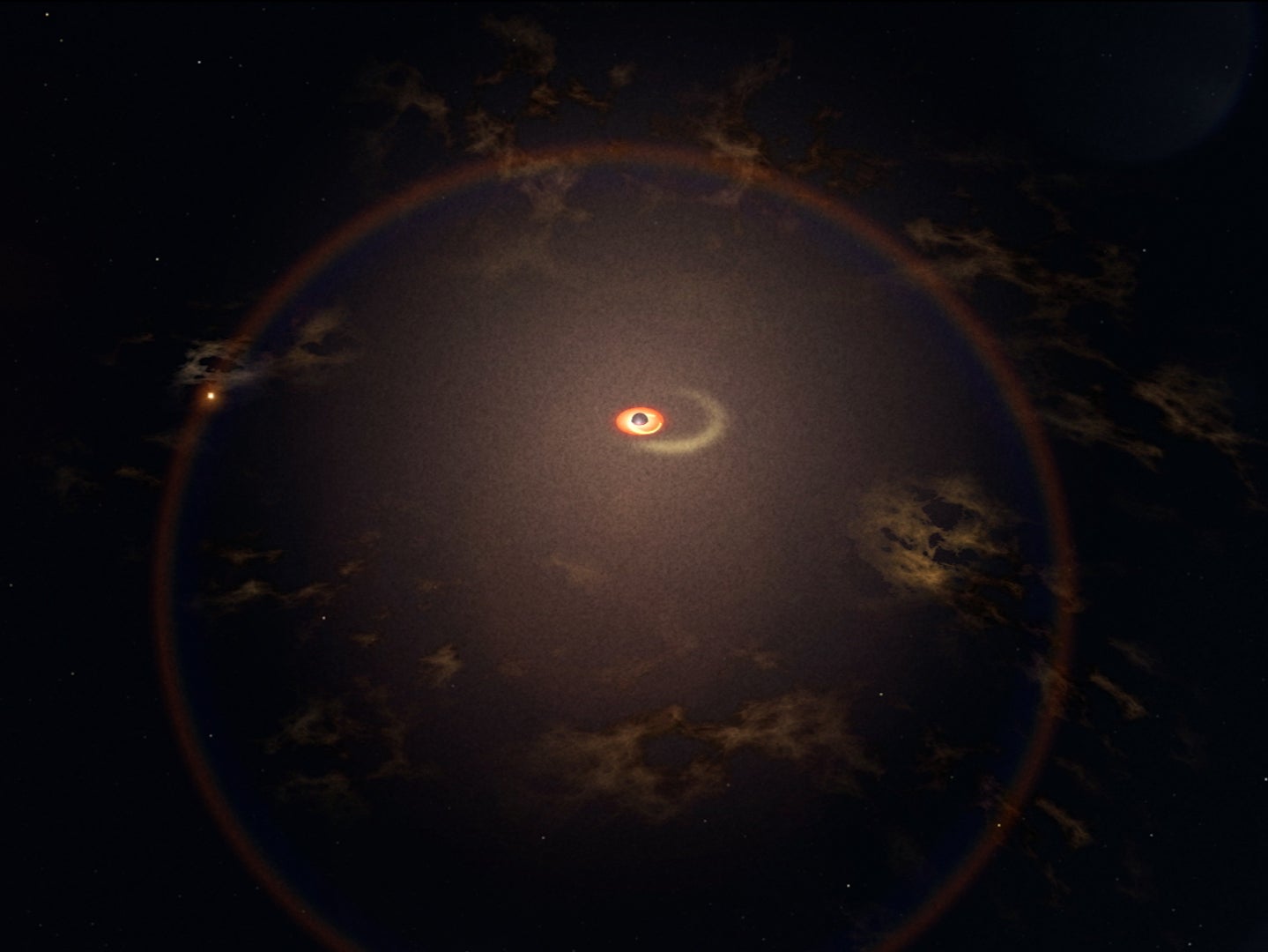 NASA investiga galaxia que entra en erupción cada 114 días