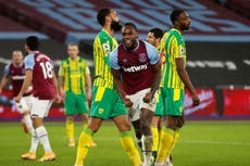 Michail Antonio impulsa al West Ham sobre West Bromwich