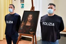 Policía encuentra réplica de “Salvator Mundi” de Leonardo