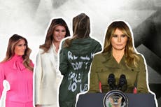 Las 7 veces que Melania Trump pudo enviar un mensaje con su vestimenta