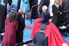 Lady Gaga elogió a Michelle Obama en la toma de posesión de Joe Biden