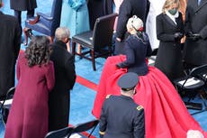Lady Gaga elogió a Michelle Obama en la toma de posesión de Joe Biden