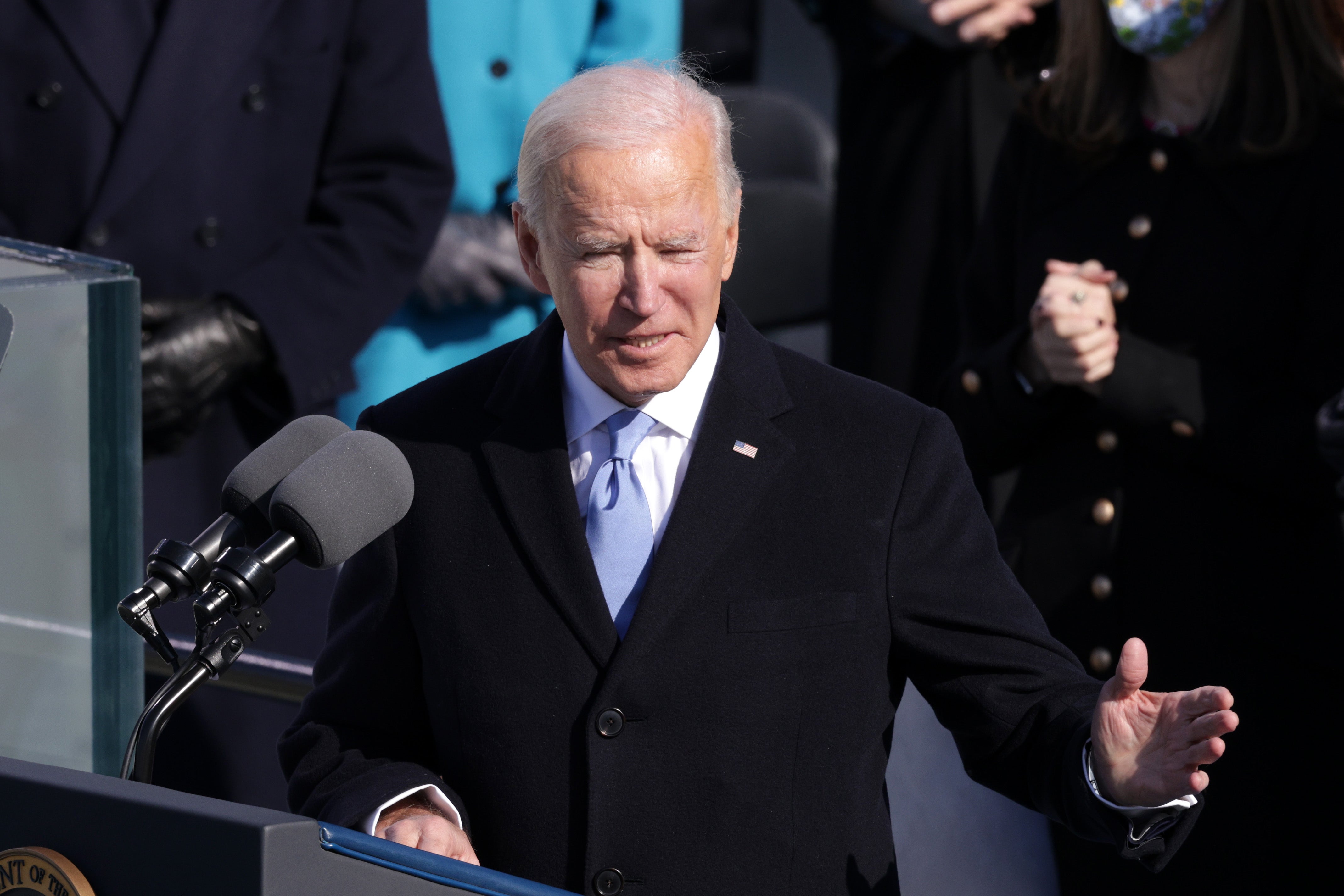 Biden promete unidad en su primer discurso como presidente de EE.UU 