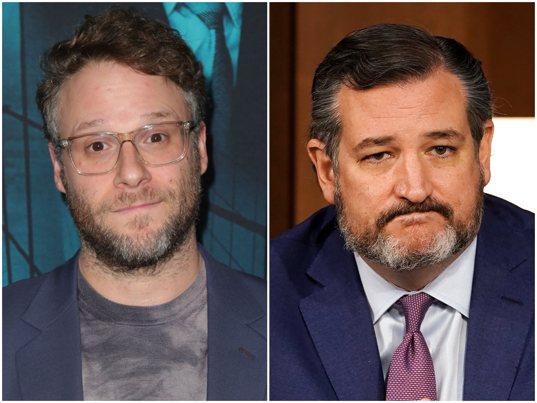 Seth Rogen llama a Ted Cruz “fascista supremacista blanco” en un enfrentamiento en Twitter