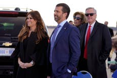 Trump Jr. ataca a Biden a menos de 24 horas de la toma de posesión