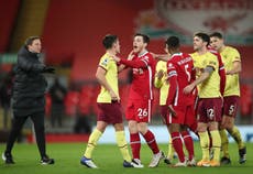 Liverpool pierde histórica racha en Anfield tras caer ante Burnley