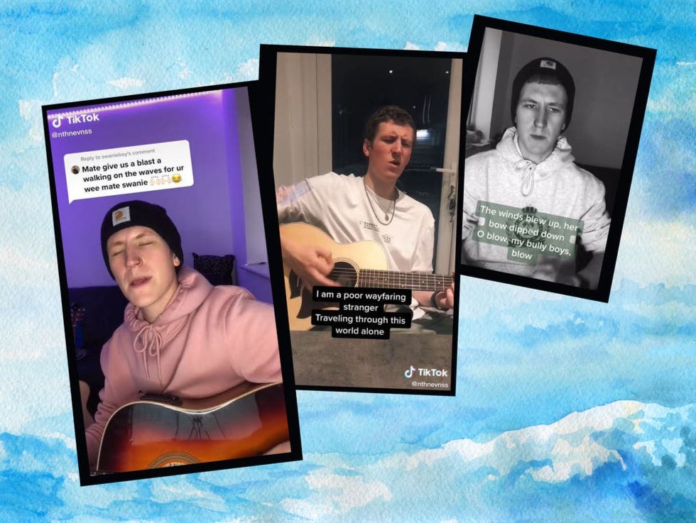 Canciones de marineros: Nathan Evans, estrella de TikTok, firma contrato con compañía discográfica
