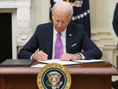 Biden firmará órdenes de cupones de alimentos y pago de estímulos