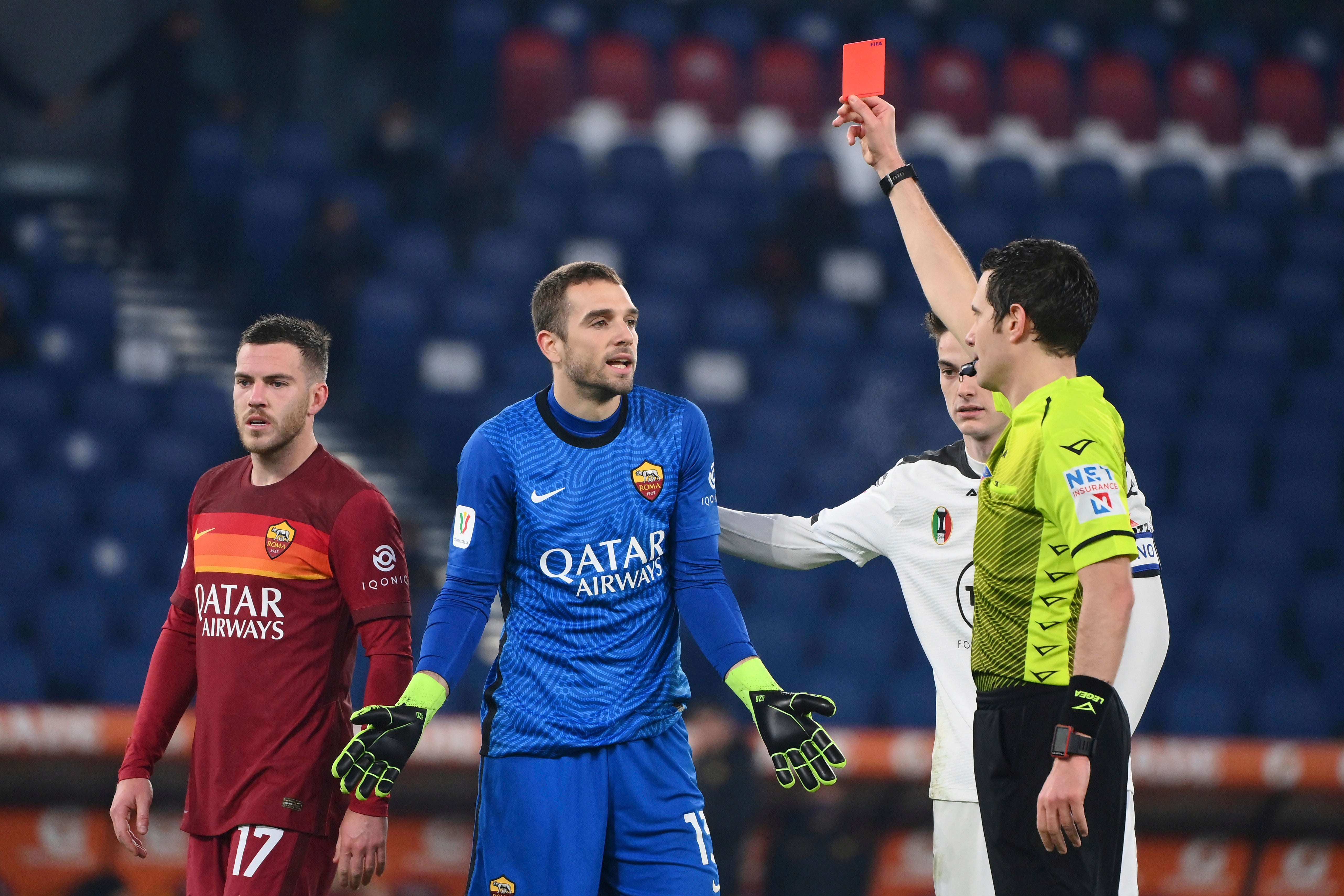 Copa Italia: Decretan derrota de la Roma por hacer 6 cambios 