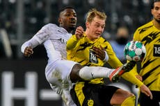 Gladbach neutraliza doblete de Haaland y derrota al Dortmund
