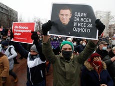Biden pide a Rusia a liberar a Navalny y a sus simpatizantes