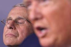 COVID: Fauci temía que la gente hiciera cosas “peligrosas y tontas” por los tratamientos recomendados por Trump