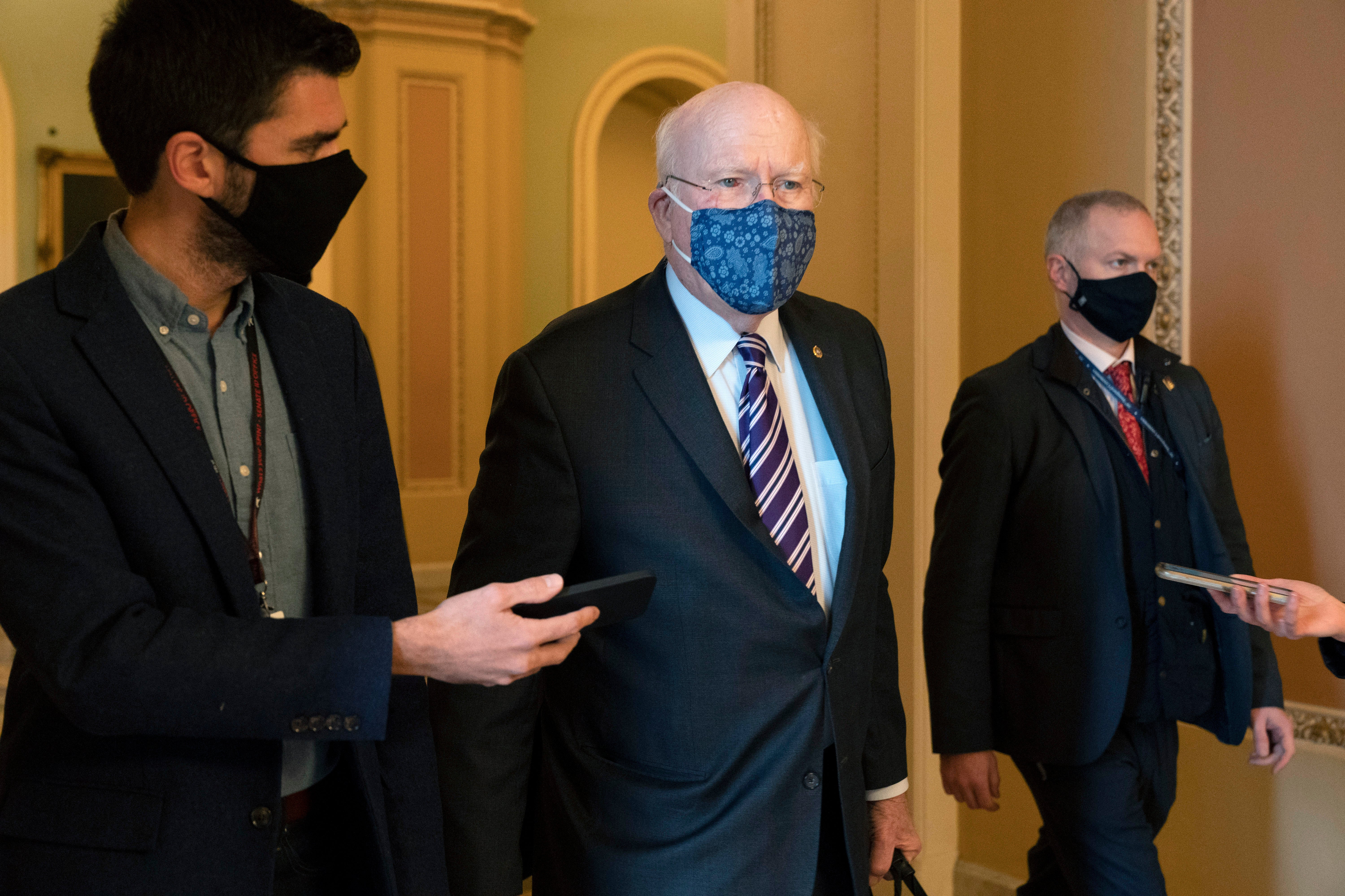 Senador Patrick Leahy es hospitalizado por precaución