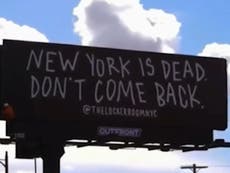 Publicidad critica abandono de la ciudad de NY durante la pandemia