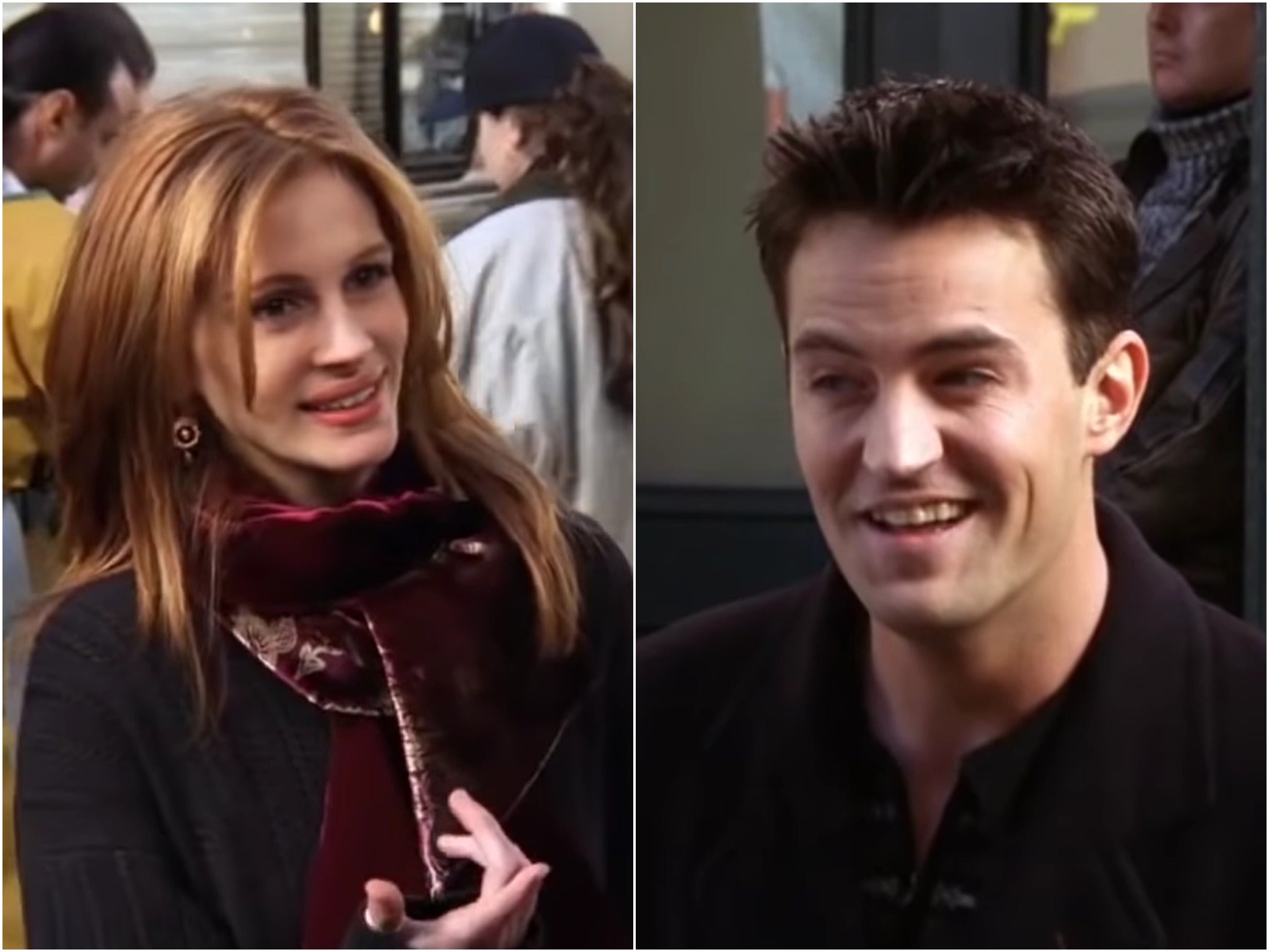 Friends: Julia Roberts hizo que Matthew Perry “escribiera un artículo sobre física cuántica” para estar en la serie