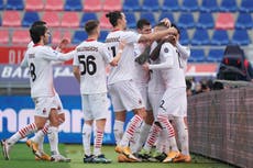 Milán derrota a Bolonia pese a penalti fallado por Zlatan Ibrahimovic