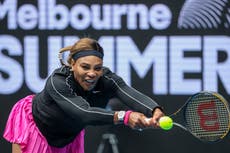 Serena Williams se pone a tono para el Abierto de Australia