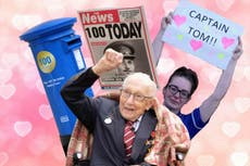 Capitán Sir Tom Moore: cómo un héroe de guerra se convirtió en el rostro del espíritu pandémico británico