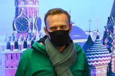 Alexéi Navalny, condenado a tres años y medio de prisión