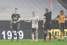 Premier League: Wolverhampton aprovecha expulsiones de Arsenal y corta mala racha