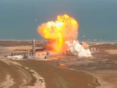 SpaceX: Prototipo del cohete Starship explota al momento de aterrizar
