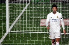 Eden Hazard sufre su novena lesión con el Real Madrid