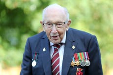 Más de 200.000 firman petición para el funeral de estado del capitán Tom Moore