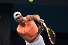Rafael Nadal no puede jugar “a toda intensidad” antes del Abierto de Australia