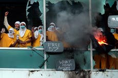 Reos en la cárcel de St Louis prendieron fuego y rompieron ventanas en disturbios en la prisión