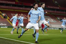 Premier League: Manchester City golea a domicilio al Liverpool