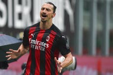 Zlatan Ibrahimovic superó los 500 goles en clubes en goleada de Milan sobre Crotone