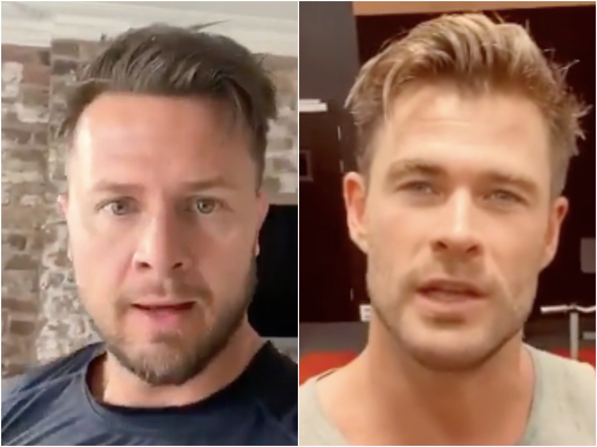 El doble de Chris Hemsworth revela que está luchando por mantenerse al día con el físico del actor de Thor