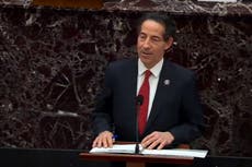 Jamie Raskin: Fiscal principal del juicio político de Trump llora mientras relata el ataque al Capitolio
