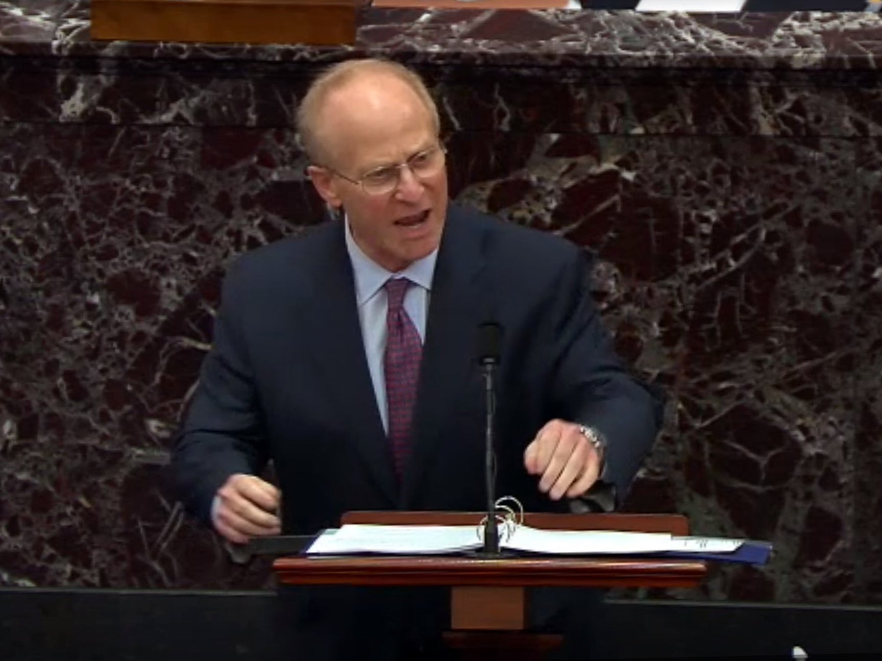 David Schoen: el abogado de juicio político de Trump mintió acerca de que los demócratas retuvieron pruebas en video