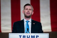 Eric Trump culpa a las “políticas de Biden” por el congelamiento de Texas en extraña entrevista