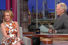 Resurge la “horrible” entrevista de Lindsay Lohan en 2013 con David Letterman