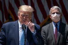 Fauci admite que le preocupaba contraer COVID-19 en la Casa Blanca de Trump