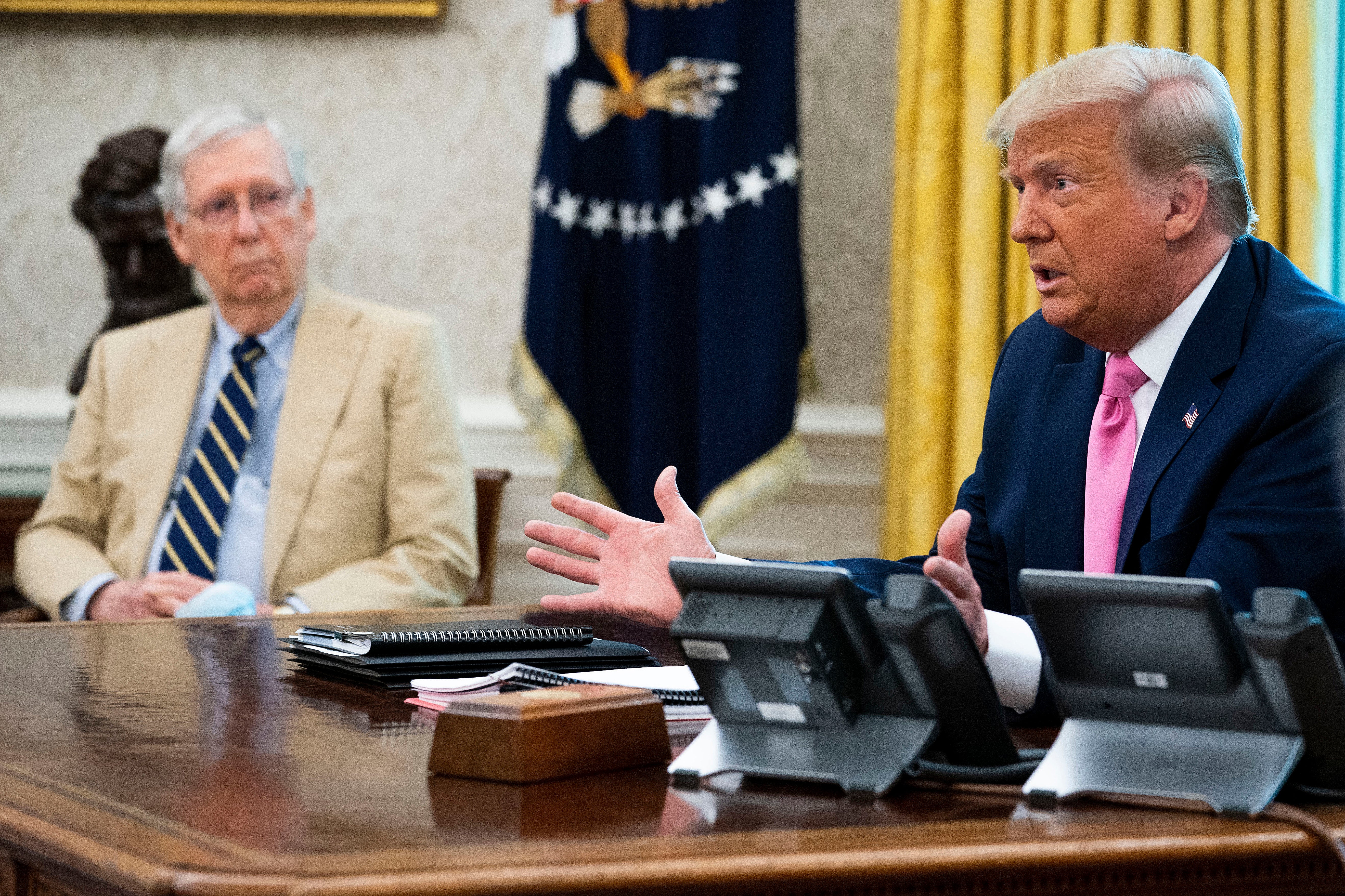 Conclusiones clave del ataque público de Donald Trump a Mitch McConnell