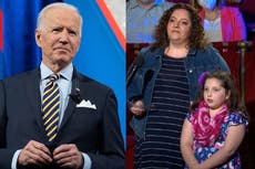 Joe Biden fue elogiado por su “compasión” al consolar a una niña de ocho años que tiene miedo por la pandemia