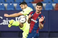 LaLiga: Atlético de Madrid se atora en casa del Levante