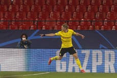 Champions League: Haaland comanda victoria de Dortmund sobre Sevilla