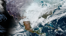 Clima de EE.UU.: las imágenes de satélite muestran el 73% del país cubierto de nieve