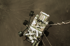 Nueva imagen de la NASA muestra el “aterrador” aterrizaje del rover Perseverance en Marte