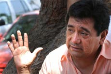 Félix Salgado Macedonio protesta en Acapulco: “Me devolverán la candidatura”