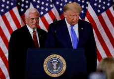 Equipo de Trump desmiente que el expresidente se niegue a compartir escenario con Pence