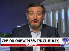 Ted Cruz ahora culpa a Trump por su viaje a Cancún